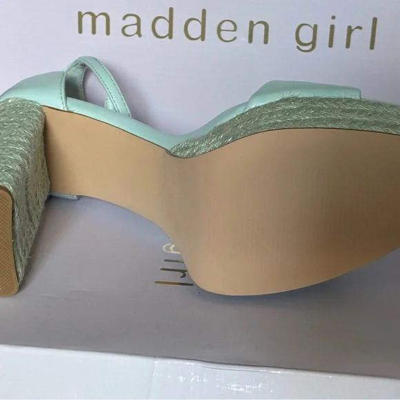 Madden Girl Mint Braided Platform Heel Sandal - Picture 5 of 5
